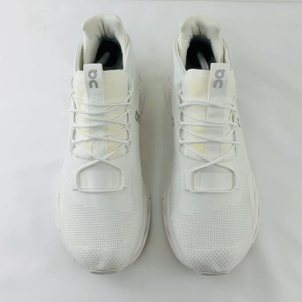 On Running Cloudnova 2 Sneakers Men's Sz. 12.5 All White CloudTec Athletic Shoes